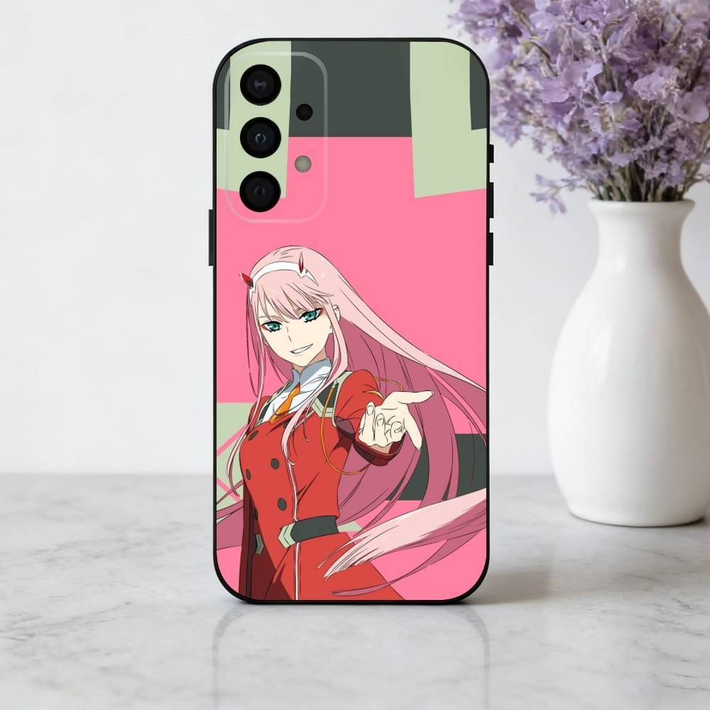 D-Darling In The F-Franxx Z-Zero Two Phone Case For Samsung Galaxy A73,A72,A71,A70,A53,A52,A51,Soft Silicone Black Cover