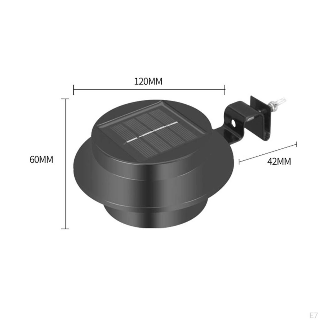 Solar Gutter Lights Outdoor Lighting Wall Lamps IP65 Waterproof LED