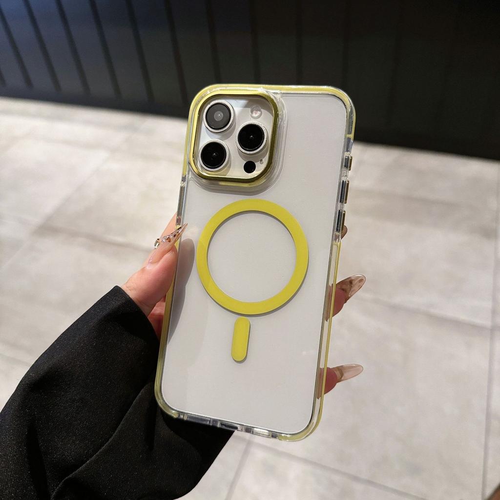 Applicable to Apple 17promaxN52 magnetic mobile phone case iPhone16 two-color all-inclusive 17 air anti-drop 15 new