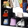 Doll Clothes Wardrobe with 10 Hangers Girl Doll Clothing Storage Closet Dollhouse Figure Doll Accessories Garment Display Box