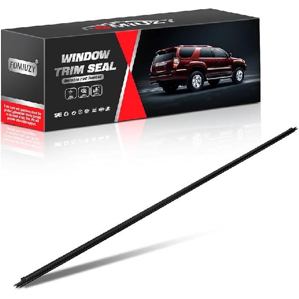 Rear Tailgate Liftgate Trunk Hatch Car Outer Door Window Moulding Sweep Felt Trim Seal Weatherstrip Compatible With Toyota 4Runner 2003-2009 Replace