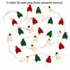 Festive Ambient String Lights Soft Glow Disco Mirror Ball String Lights  Christmas Tree