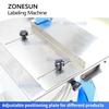 ZONESUN ZS-TB90B Automatic Right Angle Labeling Machine for Tamper-Evident Box & Bottle Corner Sealing