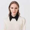 Korean Chiffon Versatile Women's Black & White Fake Shirt Collar Accessory