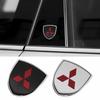 3D Metal Styling Body Fender Decoration Shield Stickers For Mitsubishi Ralliart Asx Lancer 10 Outlander L200 Xpander Pajero V73