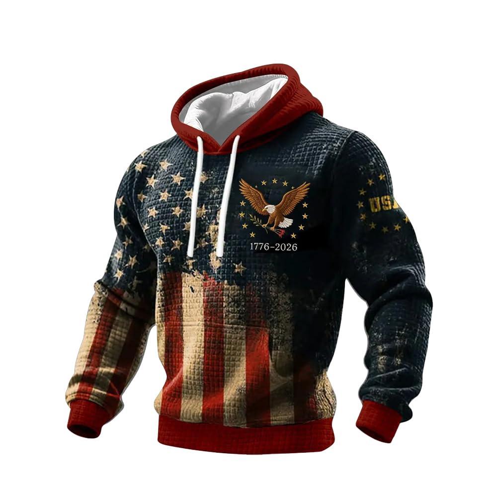 2026 Trendy Men's Hoodie for American Anniversary