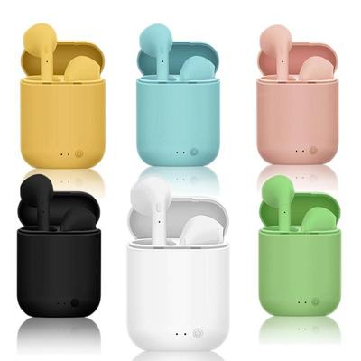 Mini TWS Fones de ouvido sem fio, fone de ouvido Bluetooth 5.0, fones de ouvido foscos Fones de ouvido sem fio Fones de ouvido estéreo Música, com estojo de carregamento, para todos os smartphones