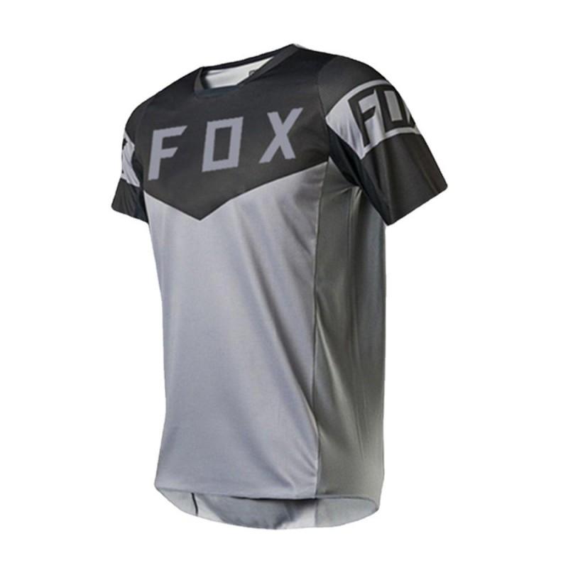 Mens Quick-Dry Cycling Jersey Short Sleeve Mountain Bike Downhill Racing Ride