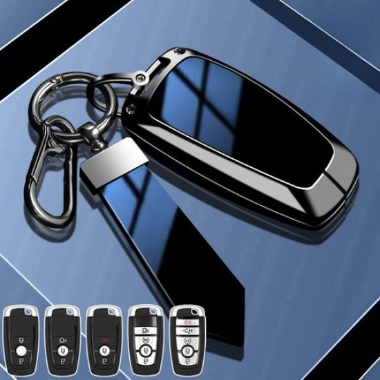 Zinc Alloy TPU Car Key Fob Case Cover Bag For Lincoln Aviator Corsair Nautilus