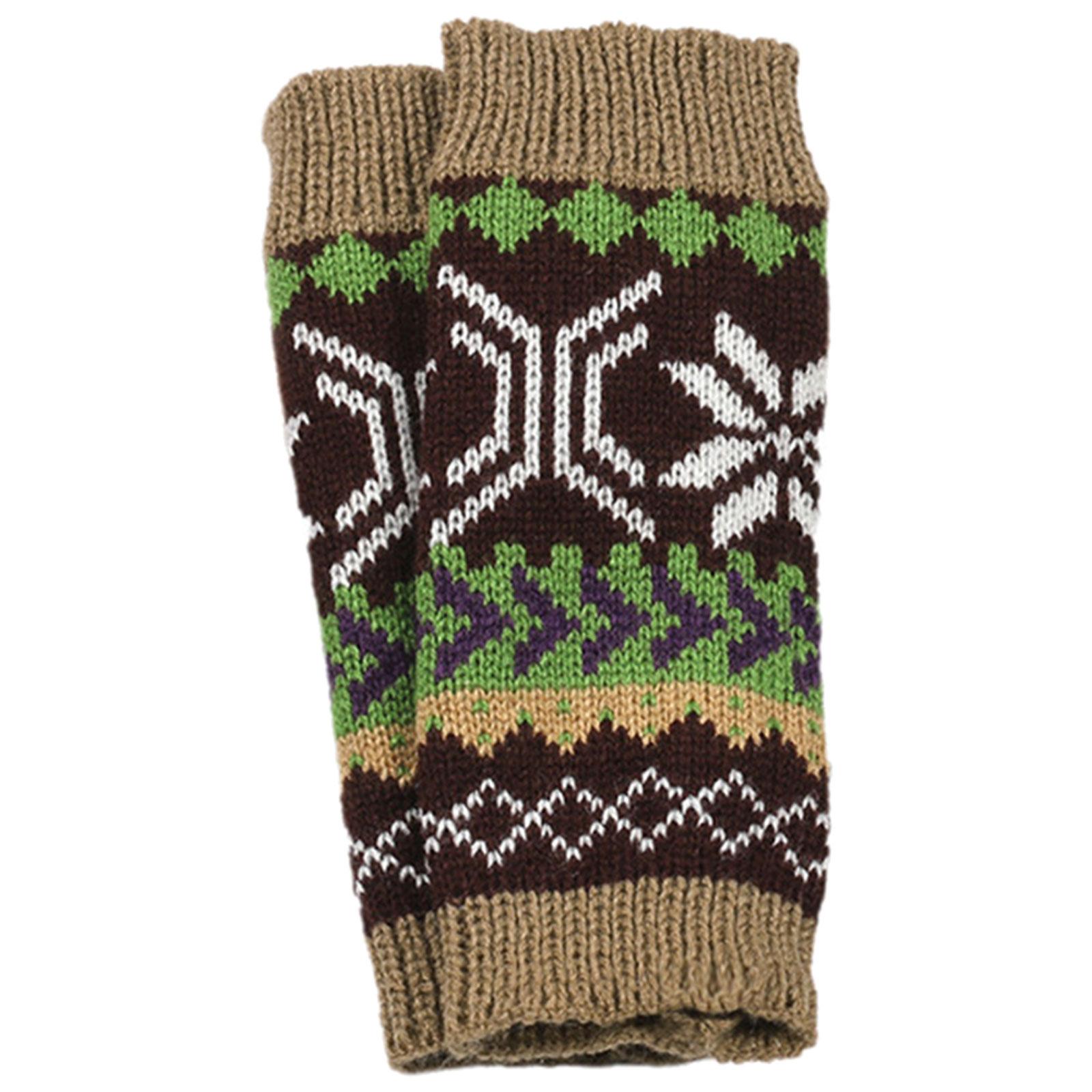 

Рождественский узор Варежки Эластичные перчатки для рук Женские Зимние Осенние Нарукавники Перчатки без пальцев для активного отдыха хаки