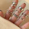 Gold Plated Zircon Pearl Glass Tassel Open Ring - Luxury Statement Piece Ring