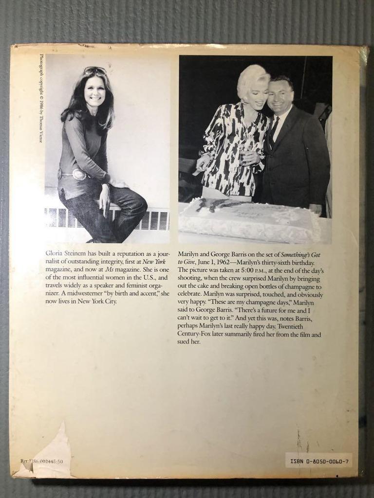 [USED] Marilyn by Gloria Steinem