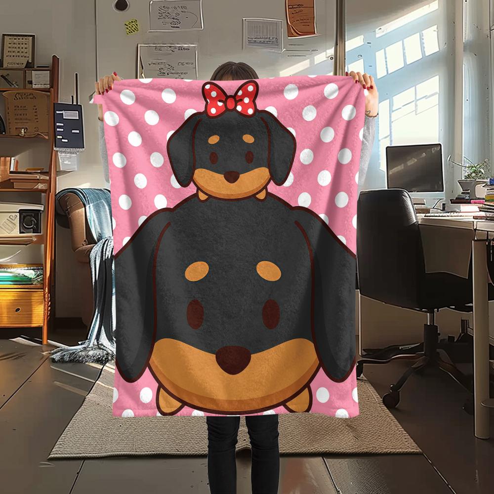 Cartoon animal avatar Print Flannel Blanket,High quality Comfortable for All Seasons,Home Decor,Warmth and Comfort,Perfect for Christmas Gifts