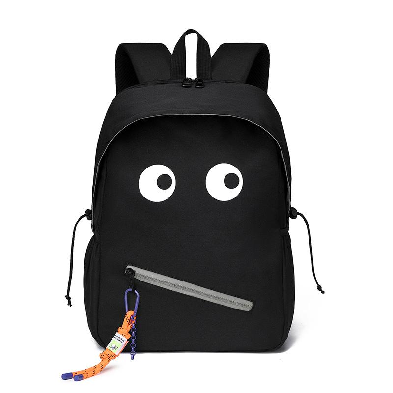 Zaino per la scuola zaino per nuovo studente versione coreana personalizzato piccolo mostro zaino per scuola media zaino per computer di grande capacità