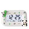 Cute Panda Alarm Clock Student Luminous Silent Clock Creative Charging Multifunctional Children's Desktop Electronic Alarm Clock