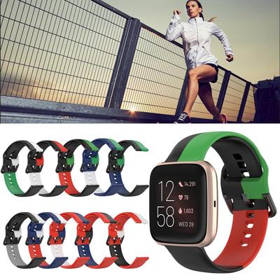 Watch Band Silicone Air Holes Watch Strap Lightweight Durable Sports Replacement Wristband Compatible for Fitbit Versa2