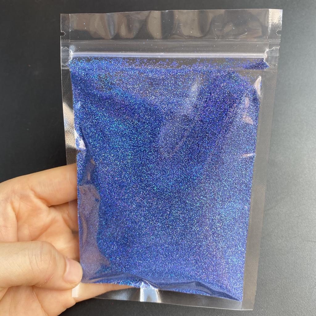 Bulk Solvent Resistant High Sparkling Holographic Glitter  Polyester Ultra Fine Glitter for Resin Crafts