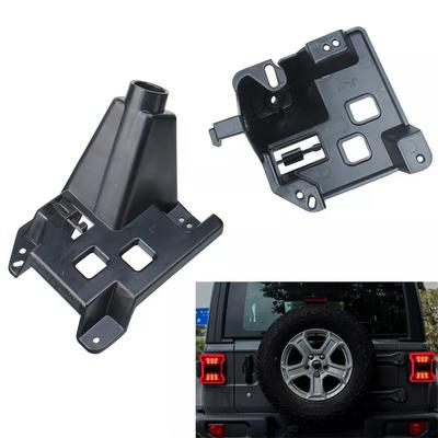 2x Black Rear Taillight Bracket Tail Light Holder For Jeep Wrangler JL 2018-2024