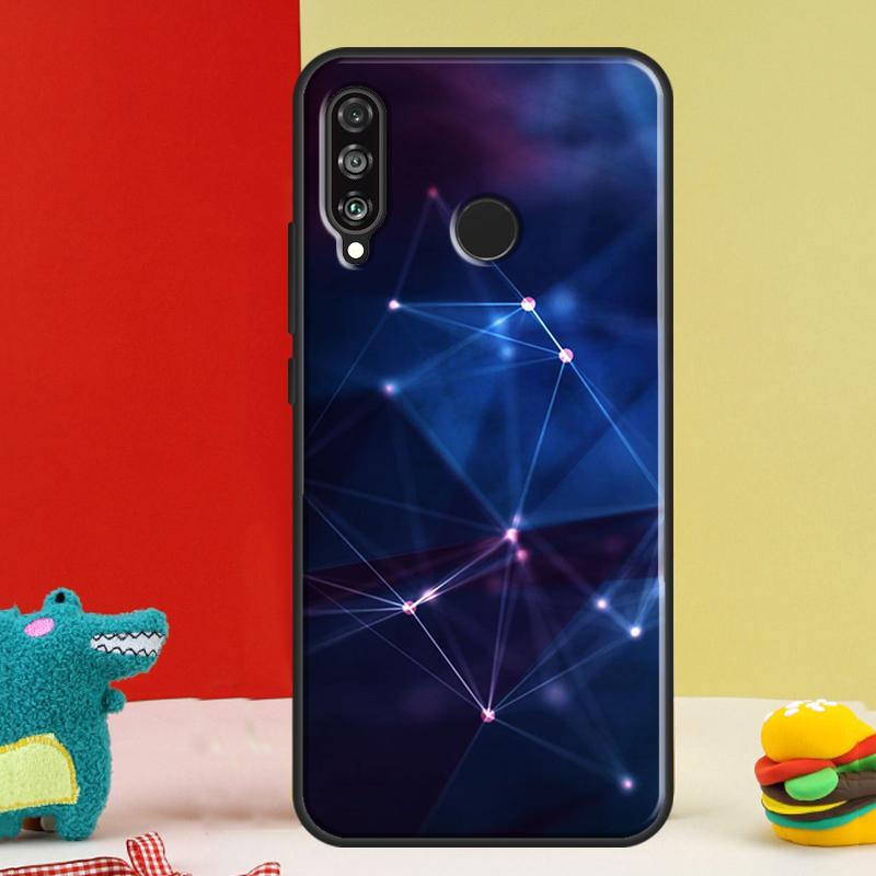 Lines Point Light For Huawei Nova 12i 12s 11i 5T 9 10 SE Y91 Y90 Y60 Y70 Y72 Y61 P60 Pro P20 P40 P30 Lite Case
