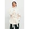 New European American Style Women's Stand Collar Double-sided Wool Coat, Thicken Mid-length Woolen Overcoat For Autumn Winter