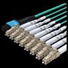 Shengwei MPO-LC 8-adriges Multimode OM4 Glasfaser-Patchkabel