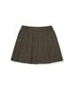 Clove [24Fw Clove] Woolen Pleated Skirt (Brown)