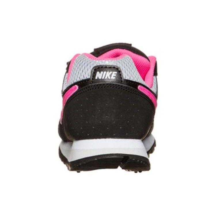 Nike MD Runner 2 Non-Slip Durable Lightweight Low-Top Running Shoes Kids Sneakers Black Pink 652967-061