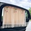 Fit Car Sun Blocking & Heat Insulation Curtain - Double Layer Privacy Window Shade with UPF, Heat & Glare, Easy Installation