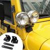 Car Light Lamp A-pillar Bracket Mounting Holder Kit for Jeep Wrangler TJ 1997-06