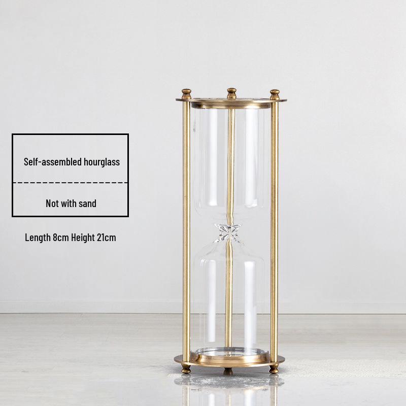 Creative Retro Hourglass Toothbrush Timer with Flowing Sand