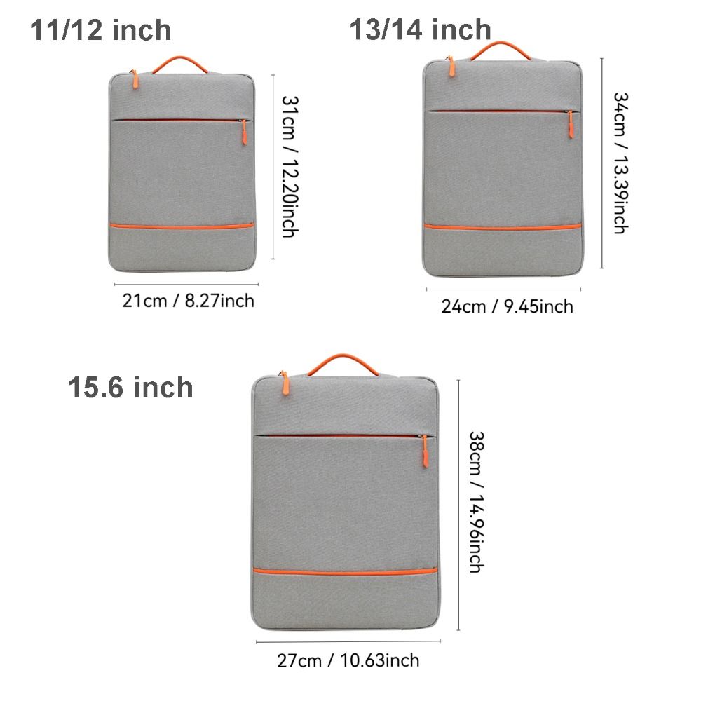 Large Capacity Laptop Sleeve Case Shockproof Tablet Protective Pouch Laptop Handbag  Business