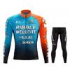 Winter Fleece Cycling Jersey Set Long Sleeve Thermal Bike Wear Men Women