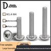 304 Stainless Steel PWM Cross Pan Head Screw with Washer and Machine Thread (Sizes: M2, M3, M3.5, M4)