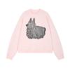 JNBY 2025 Autumn Animal Print Loose Round Neck Sweatshirt
