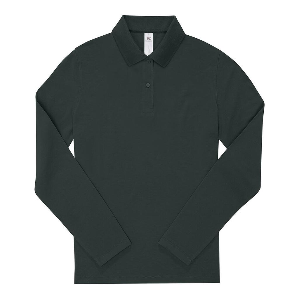 B&C Womens/Ladies My Polo 180 Cotton Long-Sleeved Shirt
