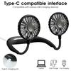 Neck Fan Rechargeable 1200Mah 3 Speeds Hands Free Wearable Fan Portable Personal Cooling Fan For Travel Outdoor