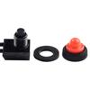 Protective Push Button Switch Red/black Rubber Cover Self-locking