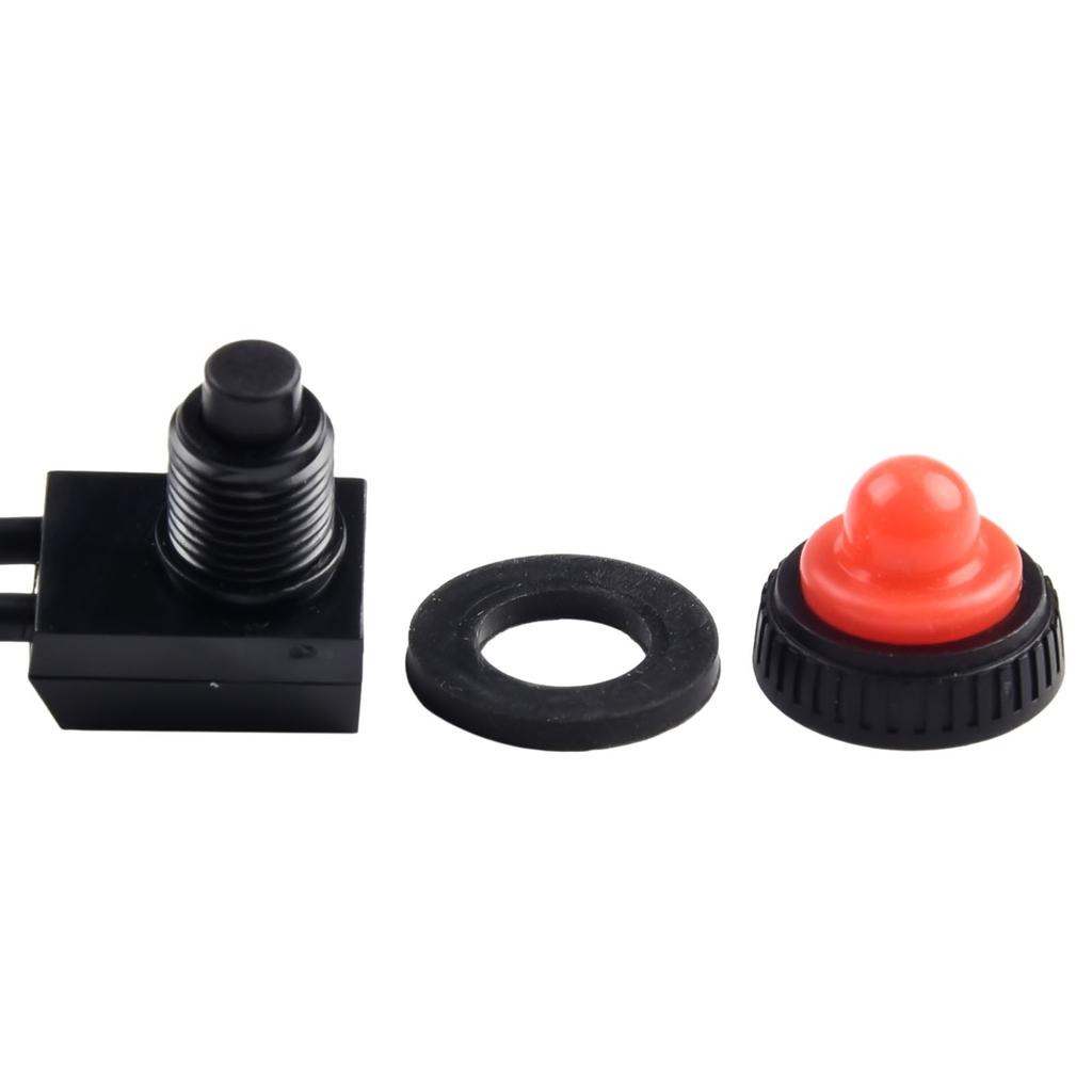 Protective Push Button Switch Red/black Rubber Cover Self-locking