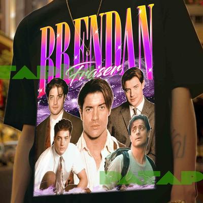 Bredan Fraser Retro Graphic Tee or Sweatshirt