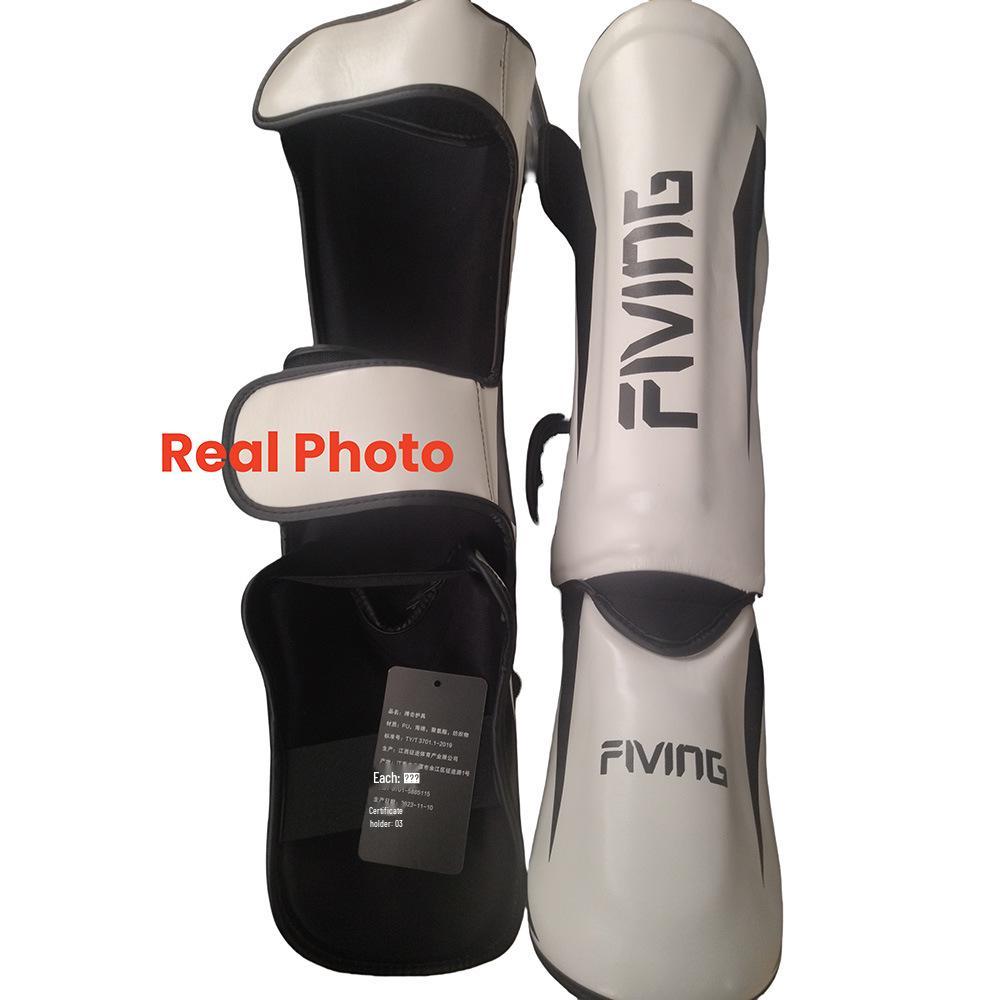 Youth & Adult MMA Taekwondo Muay Thai Shin, Calf & Foot Guards for Training