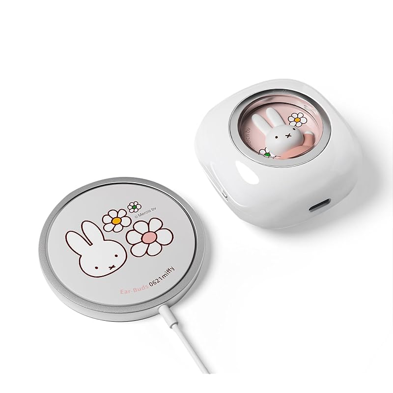 

[Domestic authorized distributor] Miffy miffy wireless earphones [Completely wireless earphones/Bluetooth 5.3 compatible / With LED light Up to 32