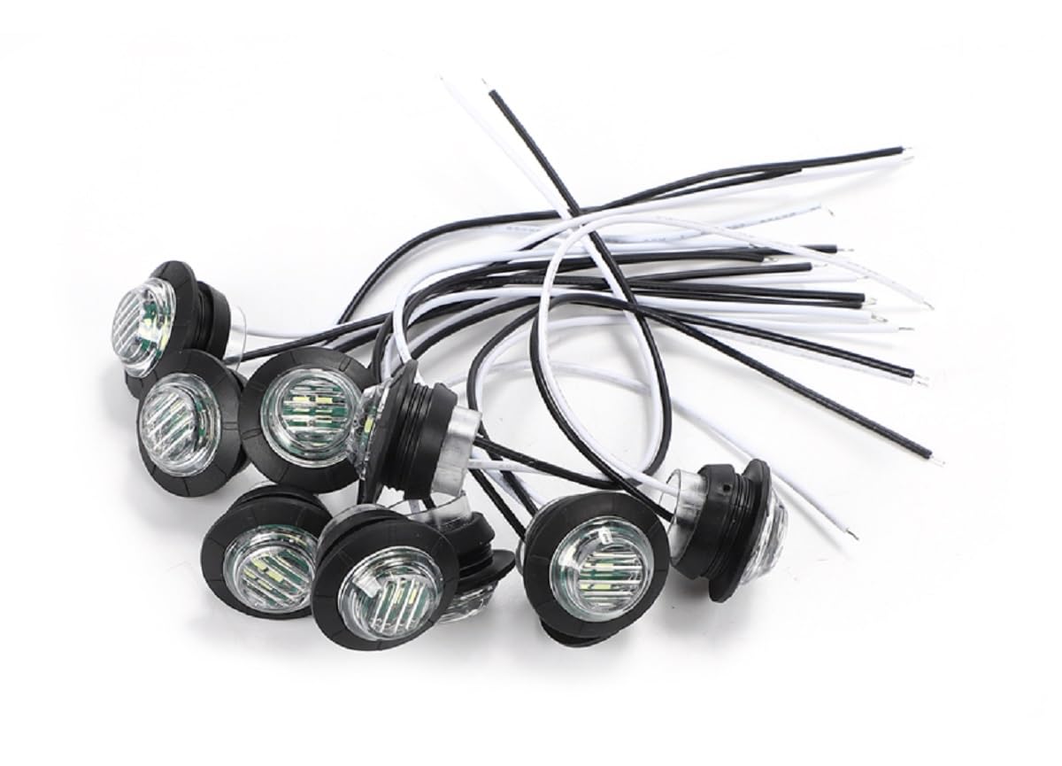 New Self Truck Side Marker LED Compatible with 12V/24V Blue белый