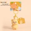 Authentic Cartoon Bear Keychain Doll Backpack Pendant - Perfect Ornament or Christmas Gift