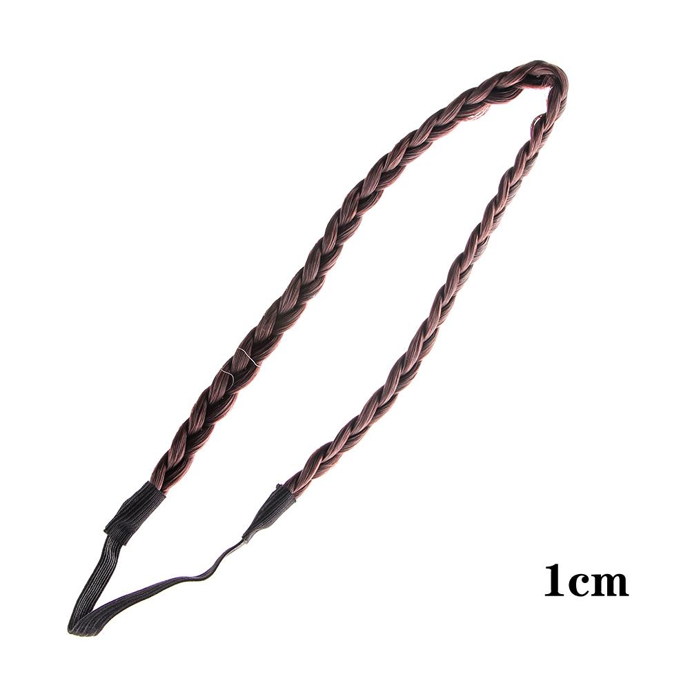 Fashion Princess Hair Accessories Women Elastic Headwear Synthetic Wig Braided Headband Twisted Wig Headband Hair Bands