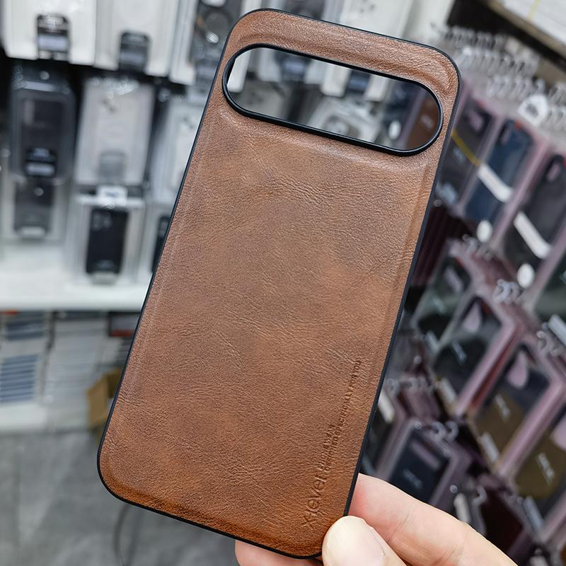 

Роскошный деловой кожаный чехол X-Level для Google Pixel 9 Pro Pixel 9 Pro XL Ретро деловой чехол X Level из искусственной кожи с защитой от ударов Choose Your Model&For Pixel 9 Pro коричневый