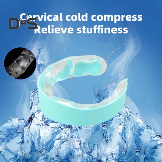 Summer Neck Cooling Tube Wearable Neck Cooler Lightweight Reusable Ice Cold Ring Outdoor Heatstroke Prevention Portable Neck Wrap Collar