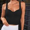 Women's Low Neck Sports Vest Fitness Top Sleeveless Yoga Suit Top Sleeveless Yoga Suit Top