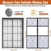 Thermal Window Cover For Winter No-Drill Roll-up Thermal Window Covering Drape For Apartment Dorm Bedroom Bathroom Rental House