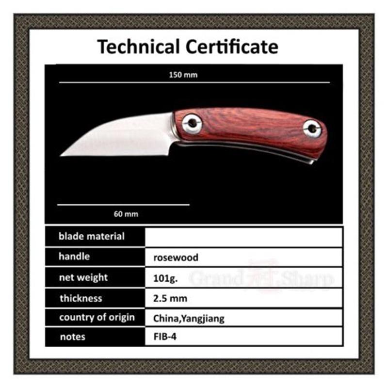 Folding Knife Portable Stainless Steel Folding Blade Knife Survival Hunting Camping Knife Mini