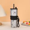 710Ml Large Capacity Car Thermos Mug Stainless Steel Vacuum Flask With Retractable Straw Leak-Proof Coffee Tea Cold Drink Bottle